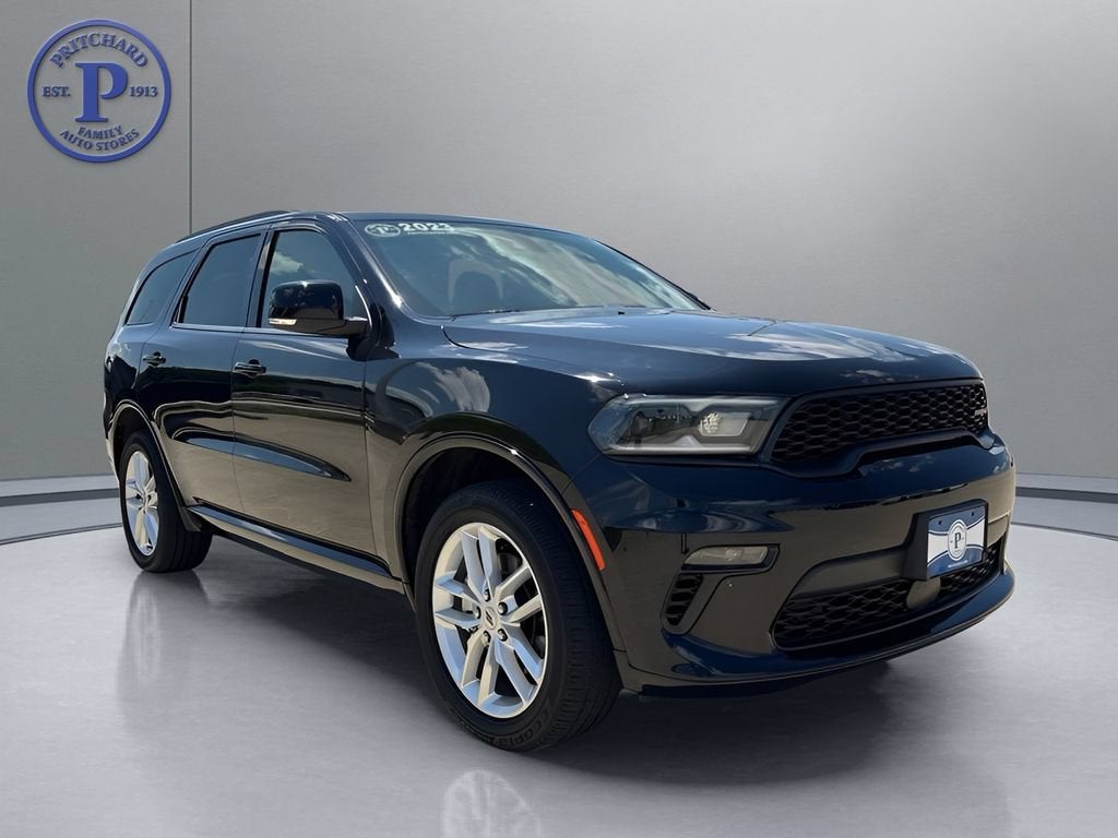 2023 Dodge Durango GT Plus in Black — front three-quarter view