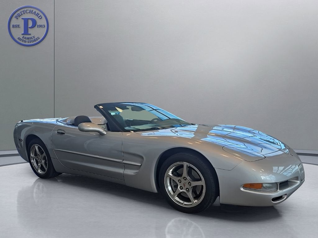 2003 Chevrolet Corvette Base in Quicksilver Metallic — front three-quarter view