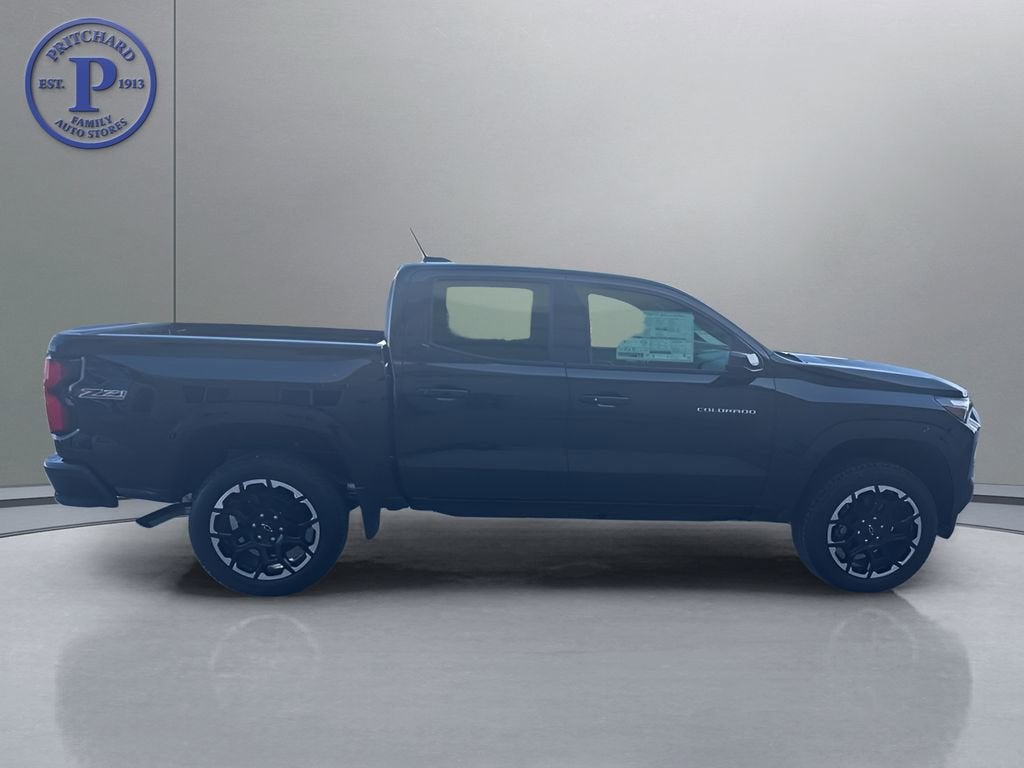 2026 Chevrolet Colorado Z71 in Black — front three-quarter view
