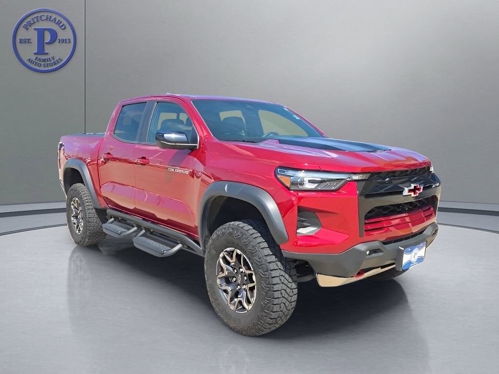 2023 Chevrolet Colorado ZR2 in Radiant Red Tintcoat — front three-quarter view